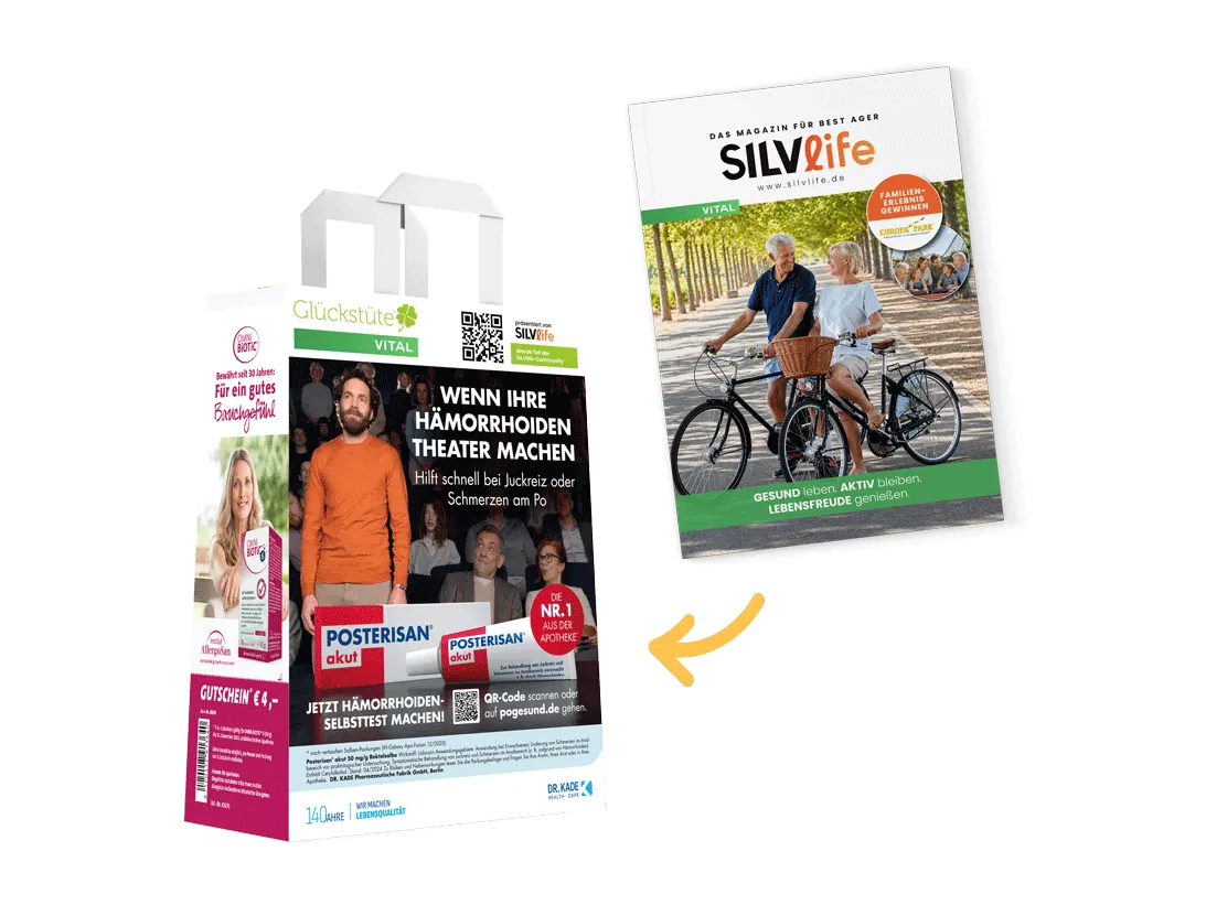 Glückstüte VITAL mit dem Best-Ager-Magazin SILVlife VITAL